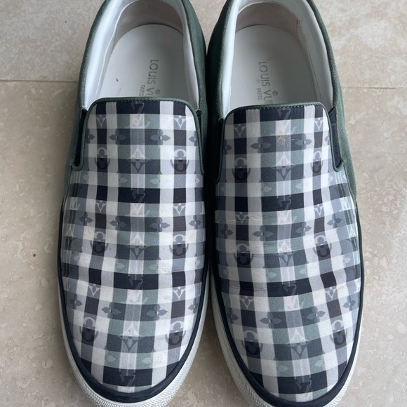 LOUIS VUITTON  Green Monogram Twister Slip-On Sneaker - Picture 2 of 15